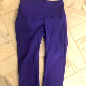 Lululemon purple wunder under crop - worn once